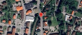 Stopp på väg 23 på grund av en singelolycka
