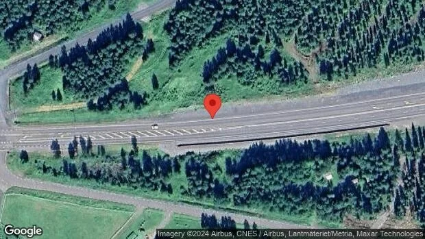 Stopp på E4 på grund av singelolycka med en lastbil
