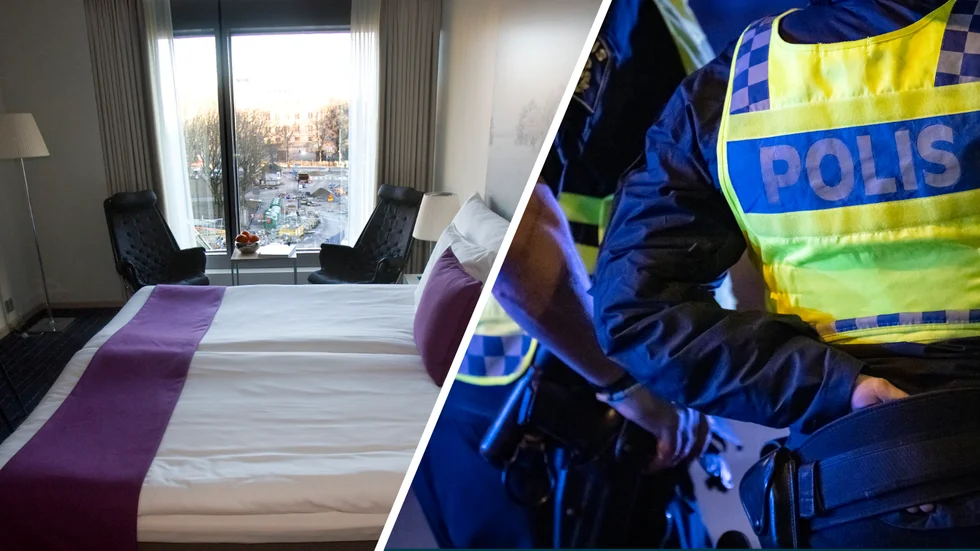 Polisen ombads åka till hotellet, sedan kvinnans föräldrar blivit oroliga. Nu har en man dömts till tre år och sex månader i fängelse för våldtäkt. 