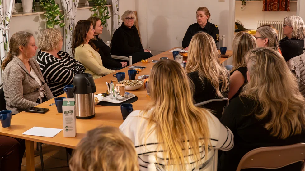 Besökarna var otroligt engagerade och ställde många frågor som Ulrika Fagerlind svarade efter bästa förmåga.