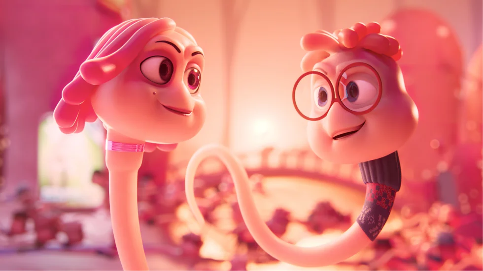 Den bioaktuella filmen "Spermageddon" handlar bland annat om spermien Simen som är på jakt efter ett ägg.