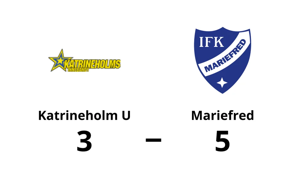 Katrineholm U förlorade mot IFK Mariefred