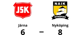 Seger med 8-6 för Nyköping mot Järna