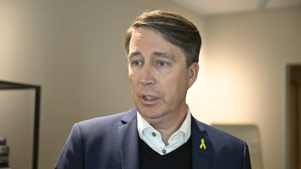 Richard Jomshof (SD) efter att förundersökningen mot honom lagts ner.