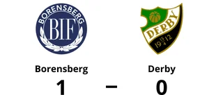 Borensberg sänkte Derby – Hugo Karlsson matchhjälte