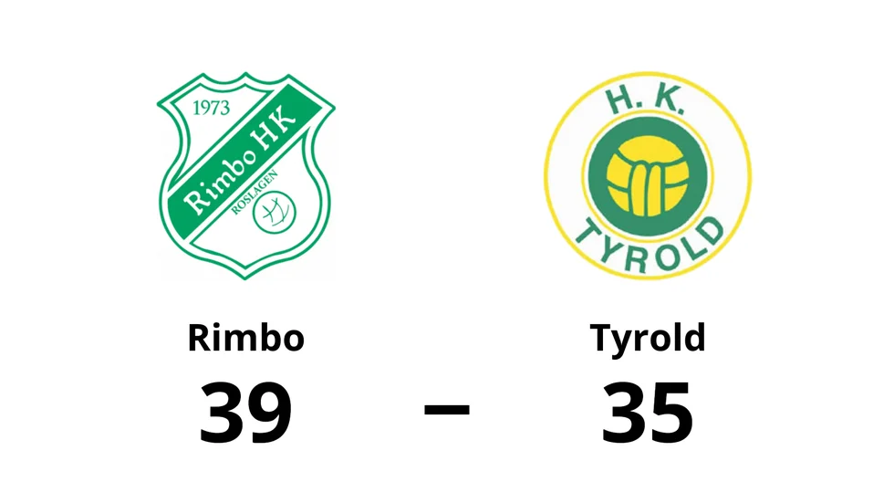 Rimbo vann mot HK Tyrold