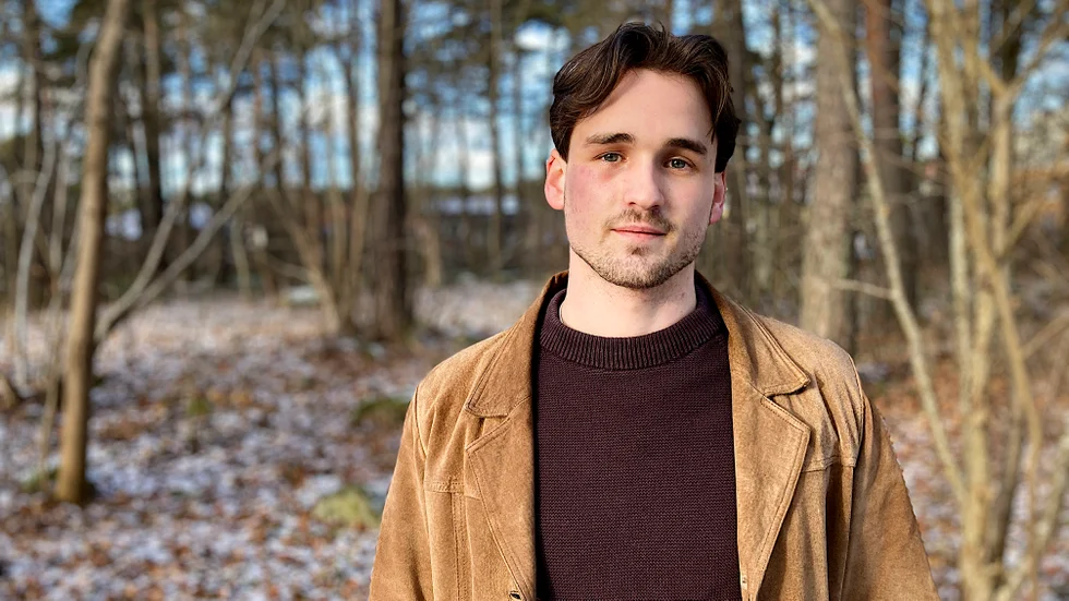 Cevin Cimmini i skogspartiet där han ingrep vid ett överfall.