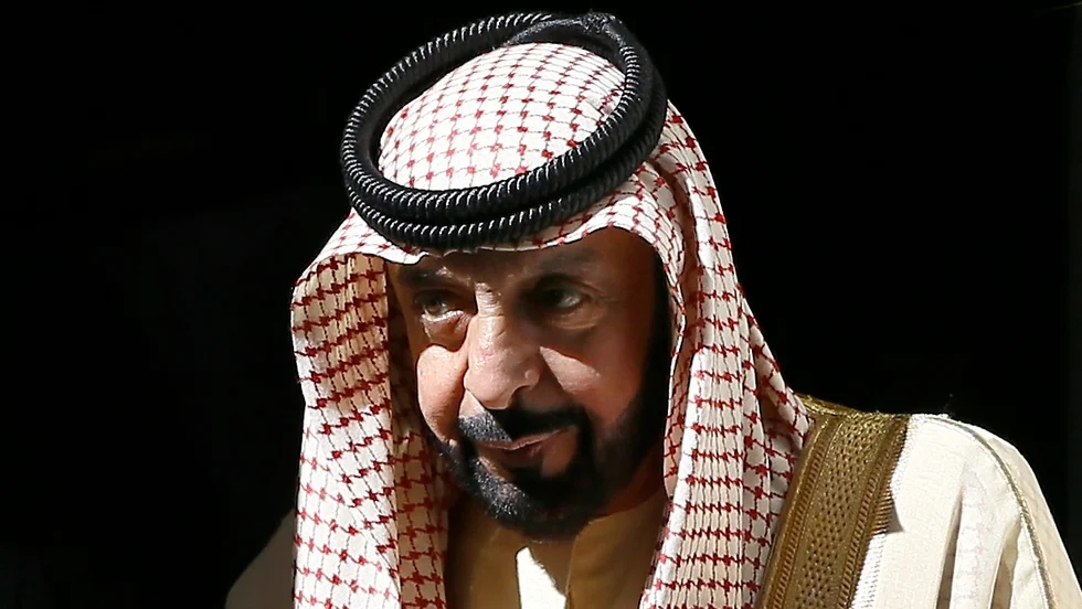 Sheikh Khalifa bin Zayed Al-Nahyan. Arkivbild.
