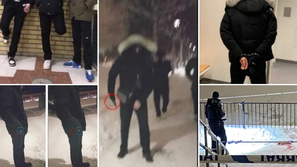 Nu döms fyra av fem för våldsdramat vid älven. Bilderna togs inför och efter händelserna den 9 december. De unga männen åtalades för grov misshandel.
