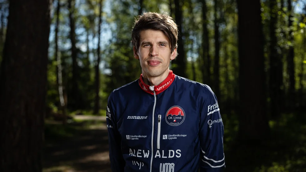 David Lingfors är en riktig veteran i OK Linné som har sprungit Tiomila för klubben många gånger förut.  