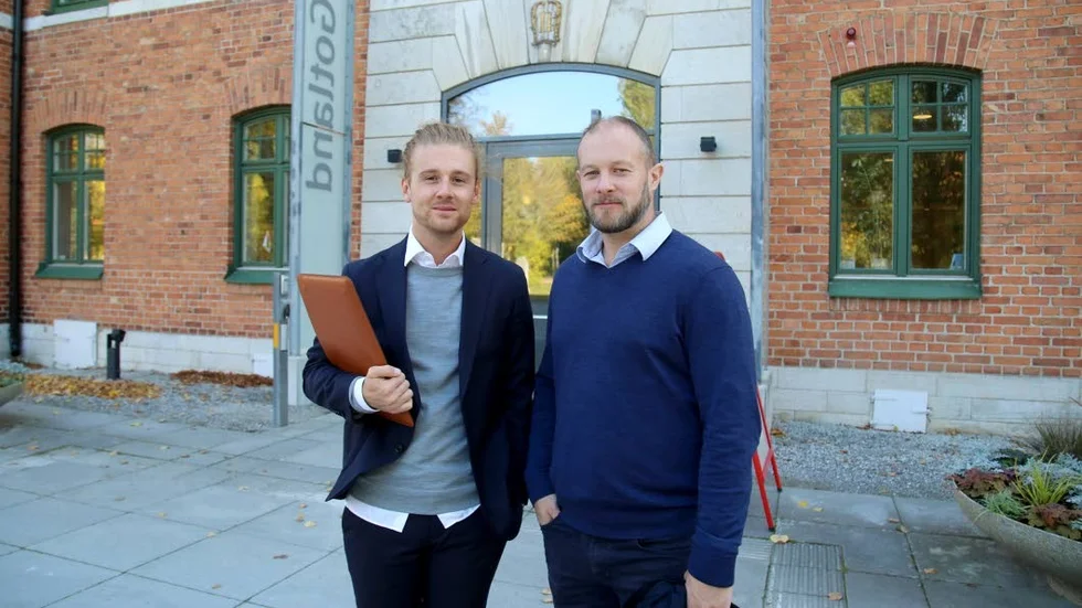 Jesper Skalberg Karlsson och Andreas Unger, Moderaterna, samarbetar i riksdagen med SD och lokalt är de stödhjul till S.