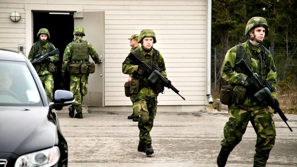 Gotländska hemvärnssoldater.