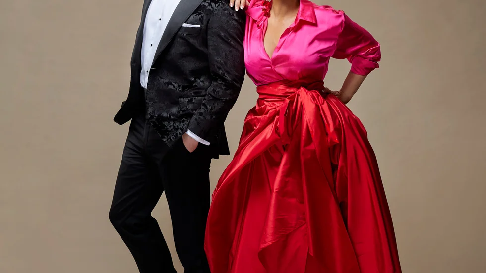 Under tisdagen presenterade Carola och Måns Zelmerlöw sin kommande julshow, som kommer till Luleå den 2 december.