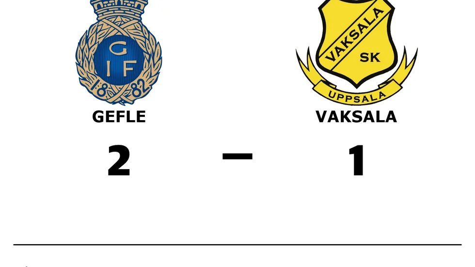 Gefle IF FF vann mot Vaksala SK