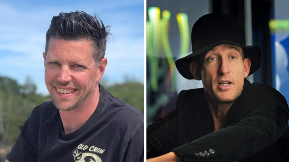 Johan "Hot Rods" Renck och Johan "Stakka Bo" Renck. 