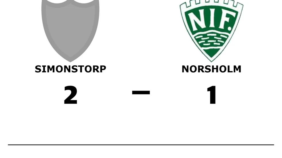 Simonstorps IF vann mot Norsholms IF
