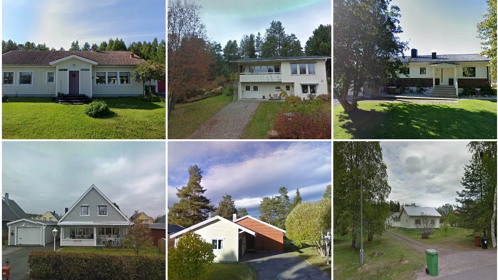 Snäckstigen 7, Blåbärsstigen 67, Anders Pärsa Gatan 16, Månskensgatan 46, Vipvägen 3 och Rågrindsvägen 61
