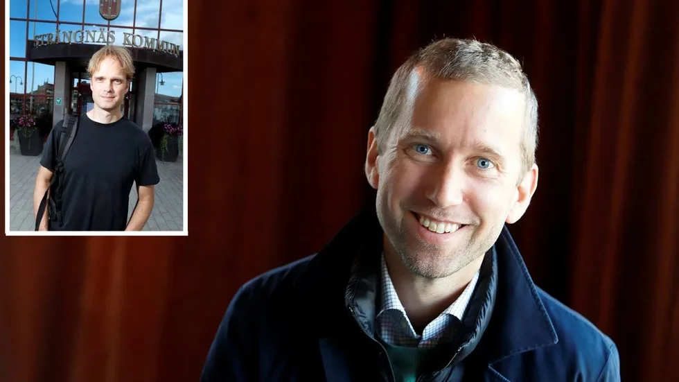 "Det enda som är säkert är att det inte kommer att vara möjligt att göra allt så som vi gjorde det i går, utan att vi måste utveckla våra arbetsätt", säger Jacob Högfeldt (M) apropå motionen om utmaningsrätt. David Aronsson (V, lilla bilden) är negativ till konceptet.