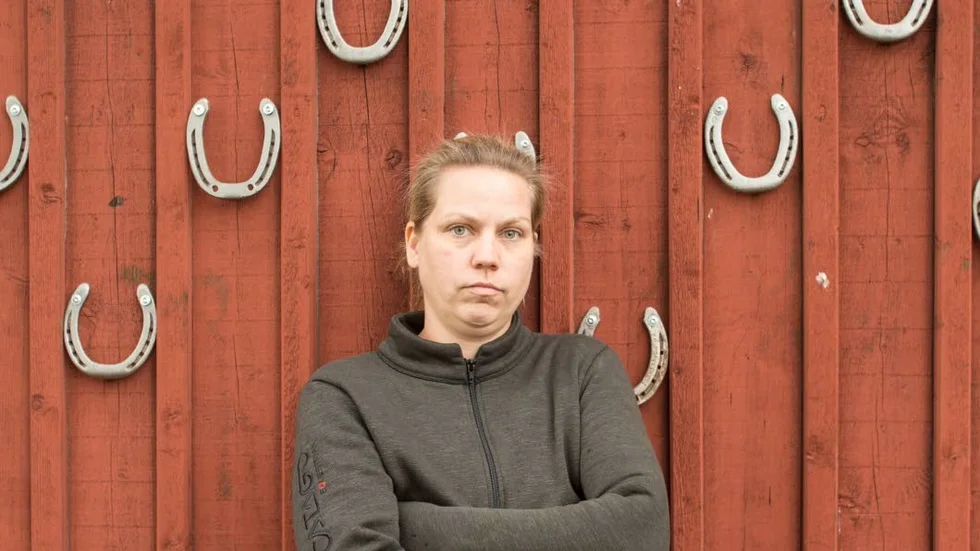 Lina Näslund tvingas nu stänga sin butik utanför Flen.