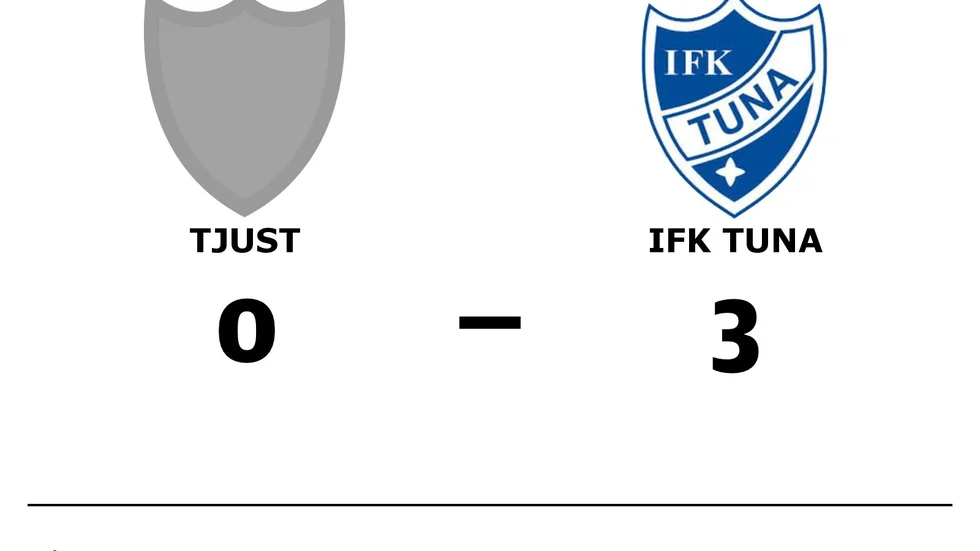 Tjust IF FF förlorade mot IFK Tuna