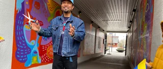 Här invigs den färgsprakande tunneln – åtta stora målningar pryder väggarna: "Mycket rörelse och kärlek"