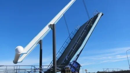 Så här kan klaffbron se ut i färdigt skick. Detta är en holländsk konstruktion. 