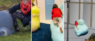 Nya konstverken utanför kulturhuset: Ska vara möjliga att leka på