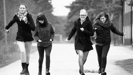 Woodstripe. Har släppt sin första skiva. I bild bandmedlemmarna Elisabeth Linder, Amanda Ahlerup, Sophie Gimströmer och Ebba Leijonwall.Arkivfoto: Rolf Jönsson