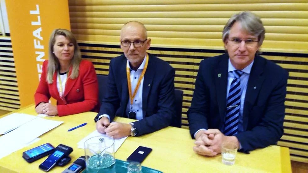 Annika Viklund, Christer Ljunggren och Robert Bernhardsson, kommunalråd.