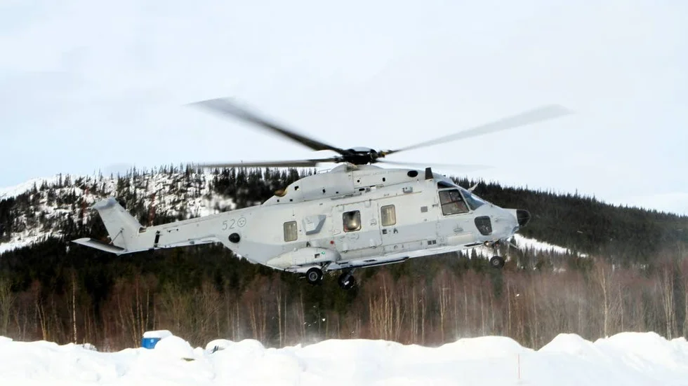 Nära krasch. Helikoptern från Luleå var inblandad i ett mycket allvarligt tillbud i förberedelsena inför Cold response 2016.