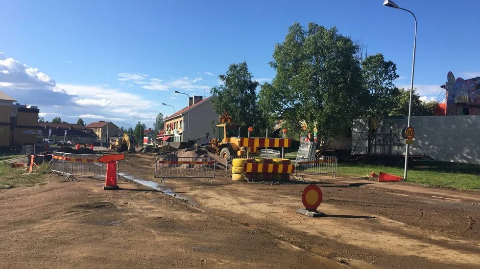 Stökigt. Trafikverket kommer att göra det de kan för att städa upp innan marknaden.