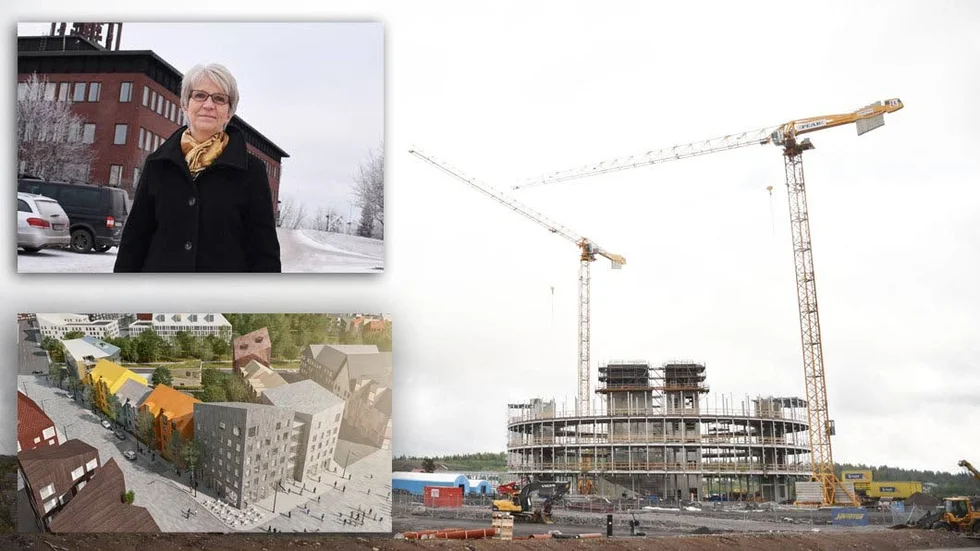 Nu finns möjligheten att köpa delar av Kirunabostäders bestånd mot att man bygger nya lägenheter i nya centrum. Under tisdagen träffade kommunalrådet Kristina Zakrisson representanter från bostadsfastighetsbolaget Heimdalen.