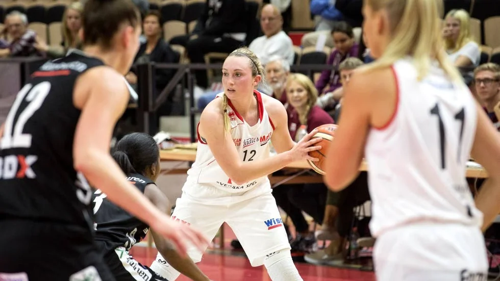 Poäng. Nici Gilday satte 21 poäng mot Uppsala.