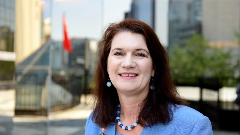 EU- och handelsminister Ann Linde.