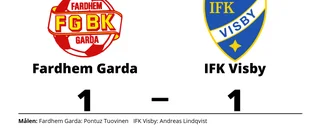Andreas Lindqvist räddade poäng när IFK Visby kryssade