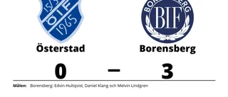 Borensberg avgjorde i andra halvlek mot Österstad
