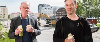 Första spadtaget för Västra stranden • Diös kommenterar stigande byggpriser • Grusparkeringen ska bli bostäder och kontor