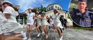 Extra bemanning hos polisen inför studenten: "En av de roligaste dagarna att jobba"