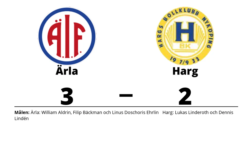Ärla IF vann mot Hargs BK