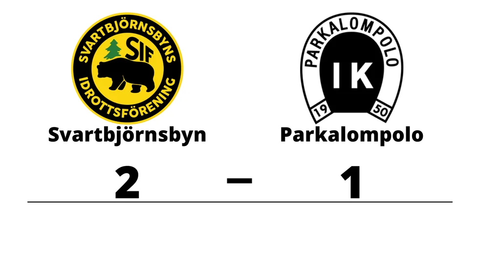 Svartbjörnsbyns IF vann mot Parkalompolo IK