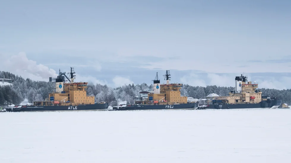 Dagens isbrytare är gamla och slitna. För att möjliggöra sjötransporter året runt behövs det nya. Pengar finns i den nationella planen för transportinfrastruktur.