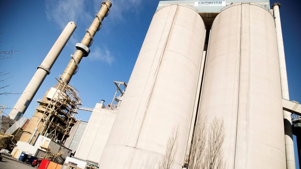 Cementas fabrik i Slite.