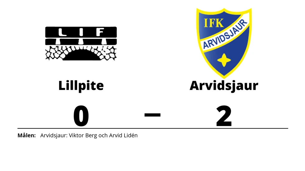 Lillpite IF förlorade mot IFK Arvidsjaur FK