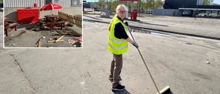 Stökig – bokstavligt talat –natt i Luleå 