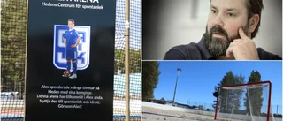 Alex minne hedras med ny multiarena – ska främja spontanidrotten • Pappan: "Han var ofta på Heden med sina kompisar"