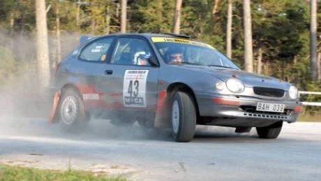 Gotländskt. Johan Holmberg, Gotlands MF, är en av favoriterna i den 2-hjulsdrivna klassen. Här från förra årets Rally Gotland Arkivbild: INGRID NORRBY