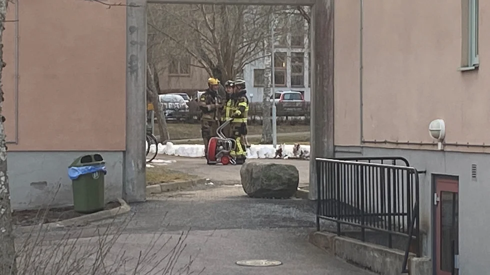 När räddningstjänsten kom på plats var branden släckt