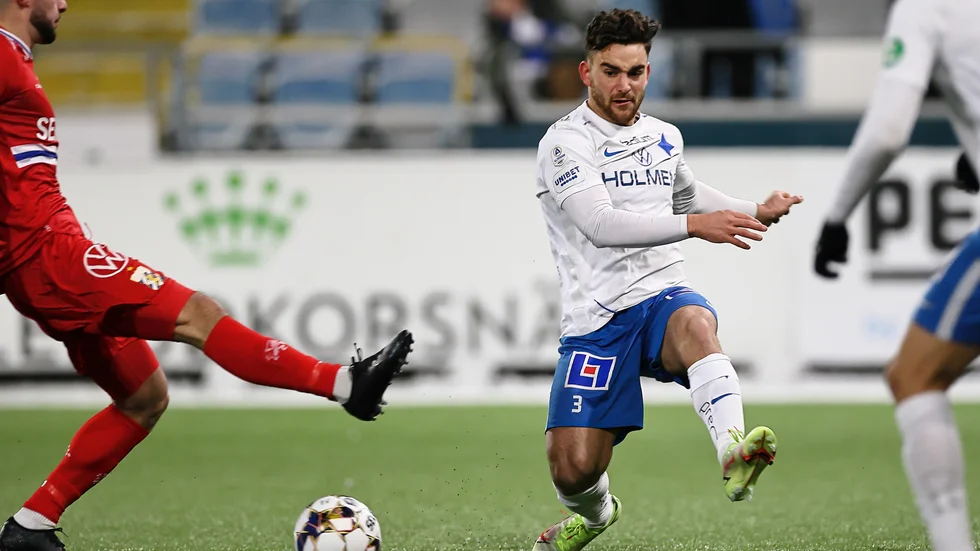 Ytterspringaren Yahav Gurfinkel under ett av sina få IFK-framträdanden under fjolåret. 