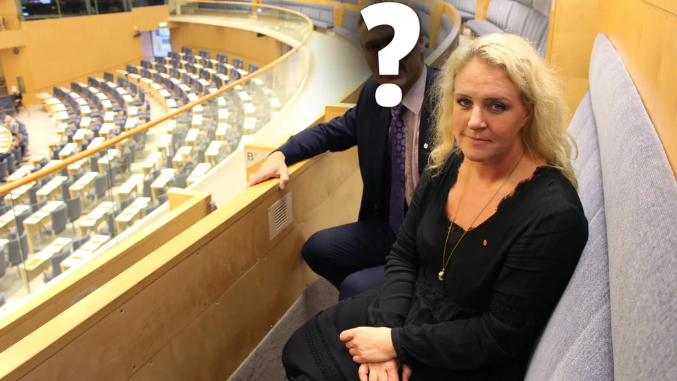 Vem kommer hamna bredvid Hanna Westerén (S) på Gotlandsbänken i riksdagen efter valet. Bilden är ett montage.