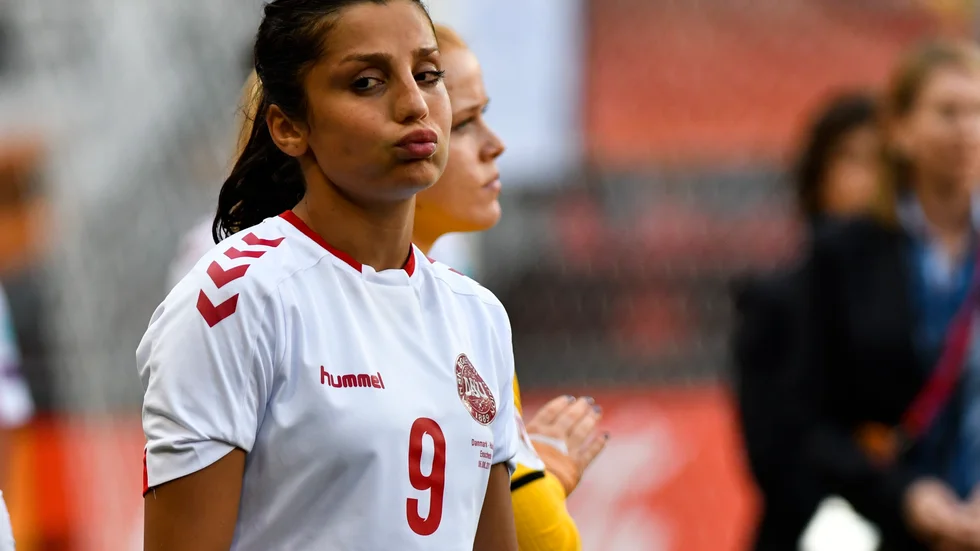 Nadia Nadim är med i Danmarks EM-trupp. Arkivbild.